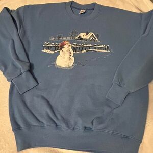Soffe Women's Blue Sweatshirt